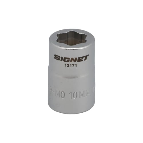 SIGNET 3/8" DR Bolt Remover Socket, 10mm, 12171