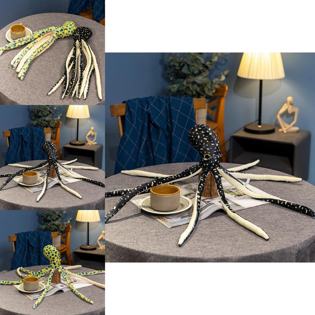 Плюшевая игрушка Осьминог из мира океана, набитая ПП-хлопком, для декора детской комнаты