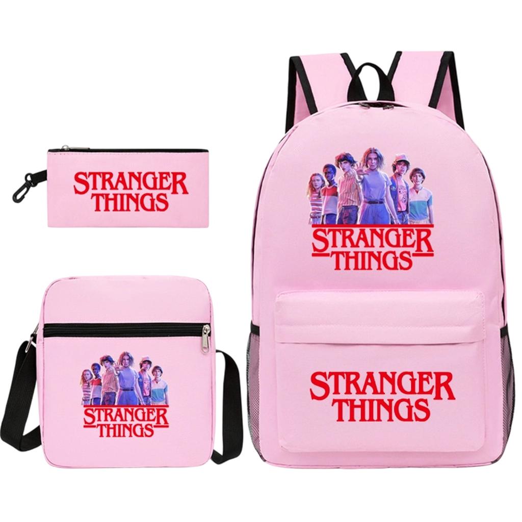 Рюкзак с принтом, пенал, наплечная сумка, набор из трех предметов