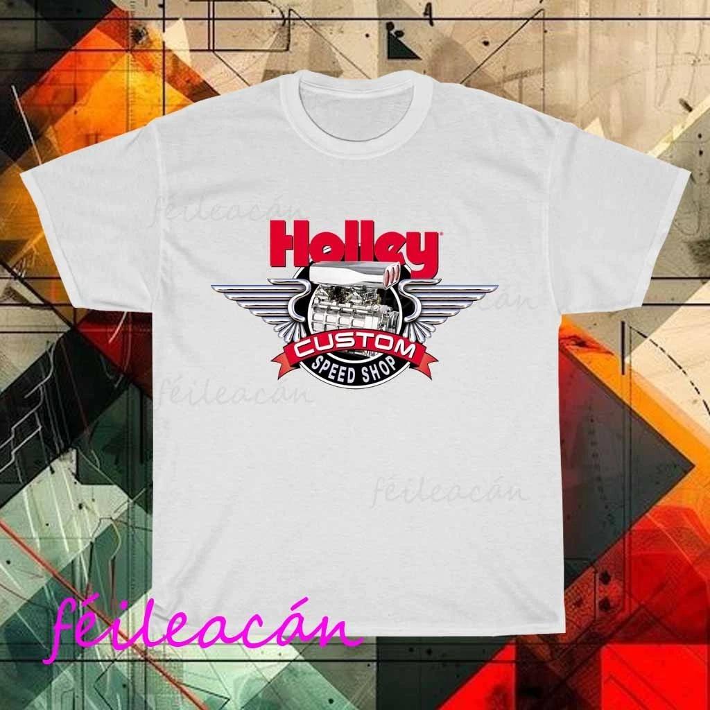 Brand New Holley Carburetors Logo American T-Shirt Funny Size S to 5XL