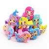 Children's Soft Rubber Mermaid Silicone Finger Ring - Cartoon PVC Jewelry for Events and Parties