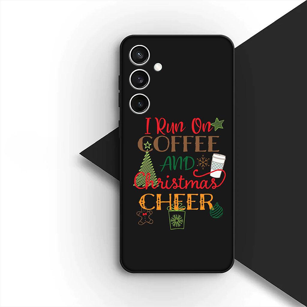 Phone Cover for Motorola Moto G55 G45 G75 G85 G13 Edge 50 30 Fusion 40 NEO Ultra Pro Case Deer Merry Christmas Tree Coffee