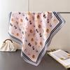 Cartoon Dog Print Women Square Scarf 70x70cm Silk Scarf Cute Shawl  Fashion Accessory