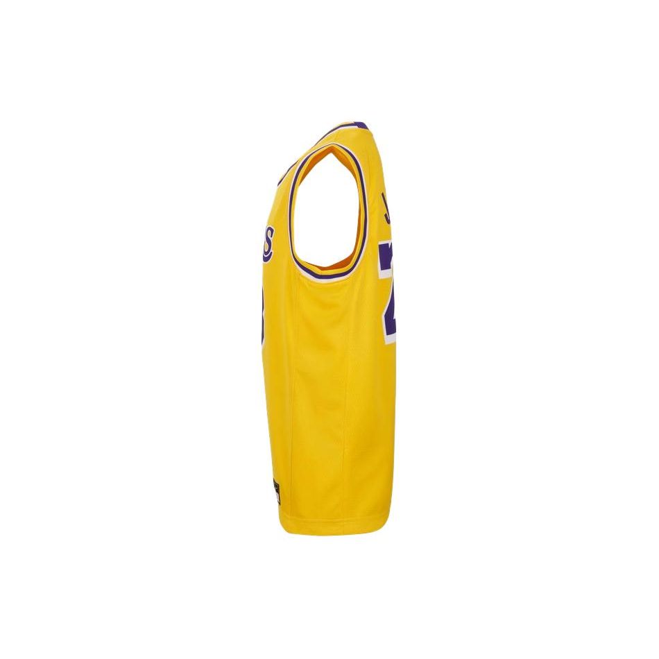 Nike Детская баскетбольная майка Quick-Dry Sports Tank Los Angeles Lakers желтая детская майка AA4326-728