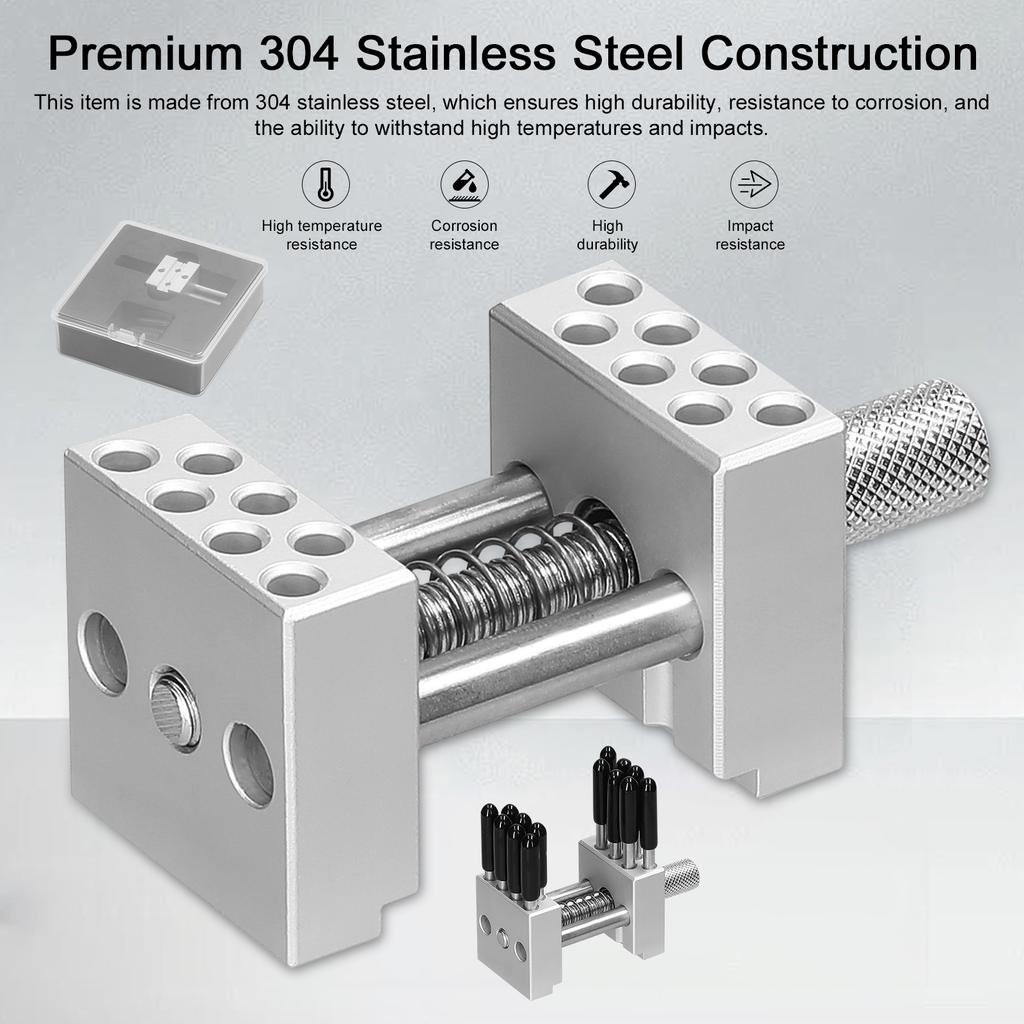 Многофункциональные тиски Инструменты для рукоделия Регулируемые настольные тиски 304 Нержавеющая сталь Верстачные тиски Универсальные запчасти для электроинструментов Новые
