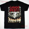 Футболка Napalm Death Хлопок Черный S-5XL винтажная Стиранный Топ для Повседневной Носки Повседневный Эластичный модный Дышащий мужской