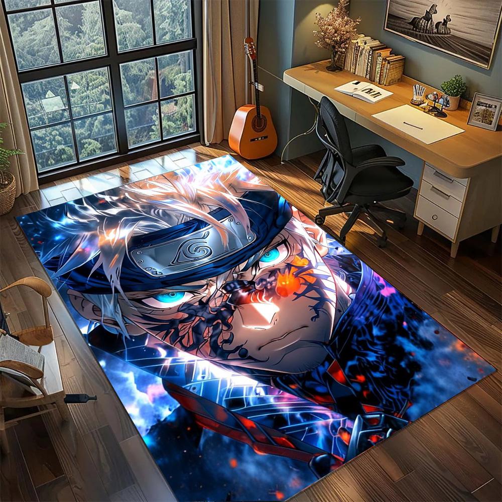Naruto Uzumaki Rug Bedroom Household Decoration, Non Slip Washable Large Area Floor Mat Gamer Room.-TING
