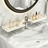 Minimalist Bathroom Storage Rack Rustproof Water Drainage Faucet Storage Shelf Waterproof Space Saving Cosmetic Storage Box