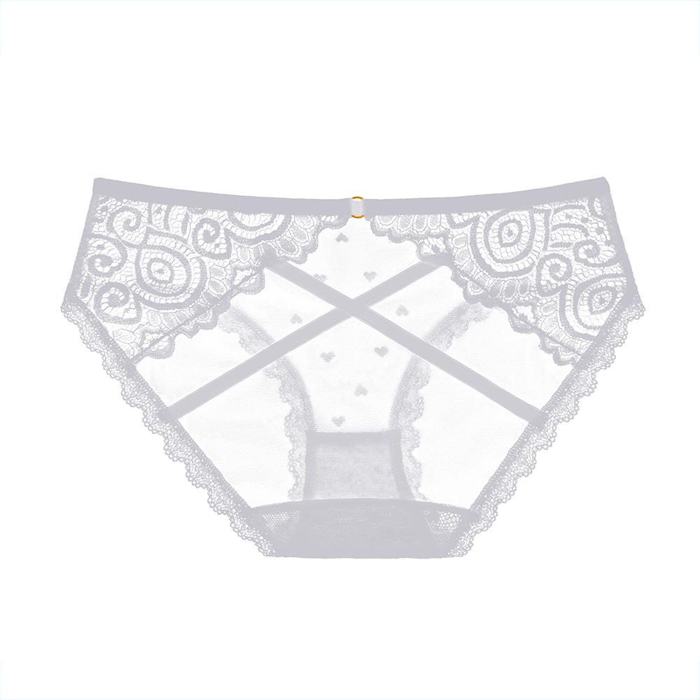 Panties Women's Lace Mid-waist Hip Lift Hollow Sexy and Breathable Mesh Seamless Women's Briefs 5003