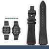 18 мм Ретро Натуральная Кожаная Ремешок для Часов Для Casio AE1200 AE1300 A158W/A168 W-216H Винтажный Ремешок для Часов выпуклый рот Мужской Браслет