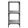 Bookshelf Gray Sonoma 100 x 33 x 70.5 cm Particleboard and Steel