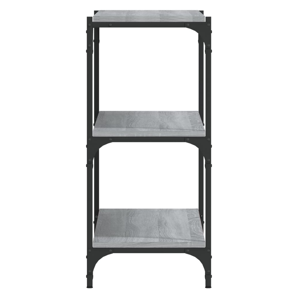 Bookshelf Gray Sonoma 100 x 33 x 70.5 cm Particleboard and Steel