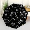 1pc Spooky-patterned Automatic Folding Umbrella, Heavy-Duty 8-Rib Construction, Perfect for Everyday yy251114126