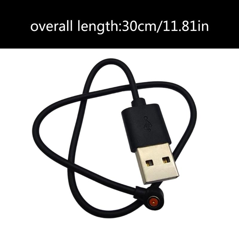 Зарядный кабель для магнитного USB-зарядного шнура с расстоянием 4 мм, износостойкий, для путешествий, портативный, 30 см