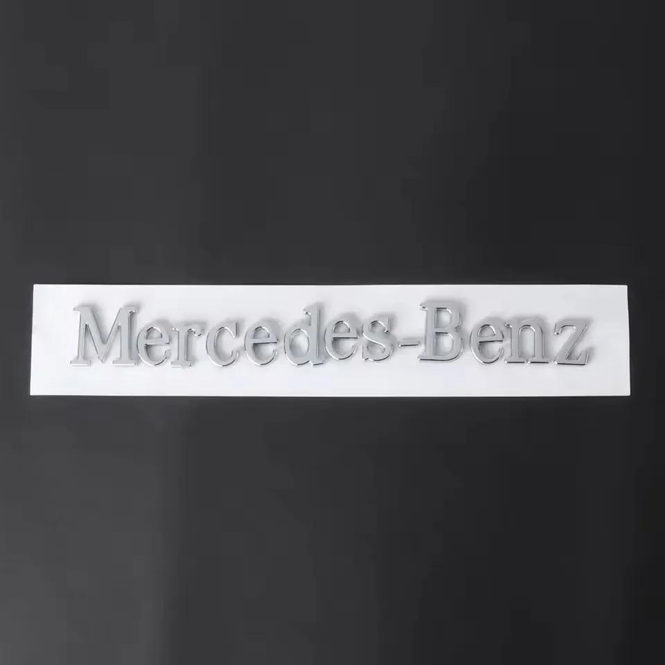 1pcs Car Badge Rear Trunk Body Sticker Emblem Decoration For Mercedes Benz AMG W108 W124 W126 W140 W205 W201 OU4