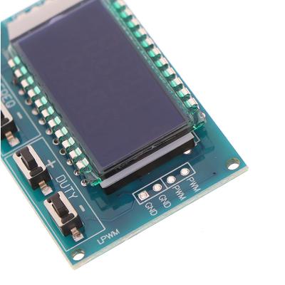 Генератор сигналов PWM Частота импульсов Рабочий цикл Регулируемый модуль ЖК-дисплей 3,3 В-30 В