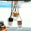 3Pcs Car Mini Hanging Empty Perfume Bottle Diffuser Air Freshener Ornament