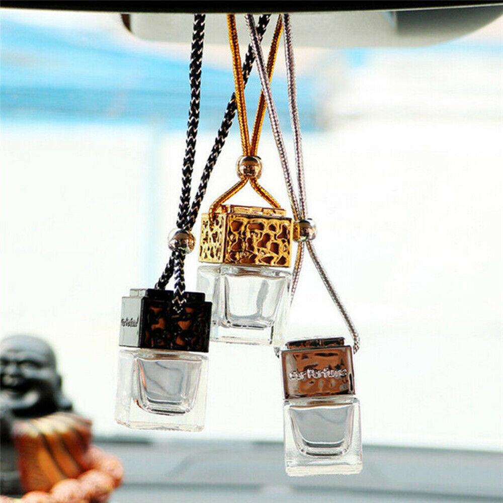 3Pcs Car Mini Hanging Empty Perfume Bottle Diffuser Air Freshener Ornament