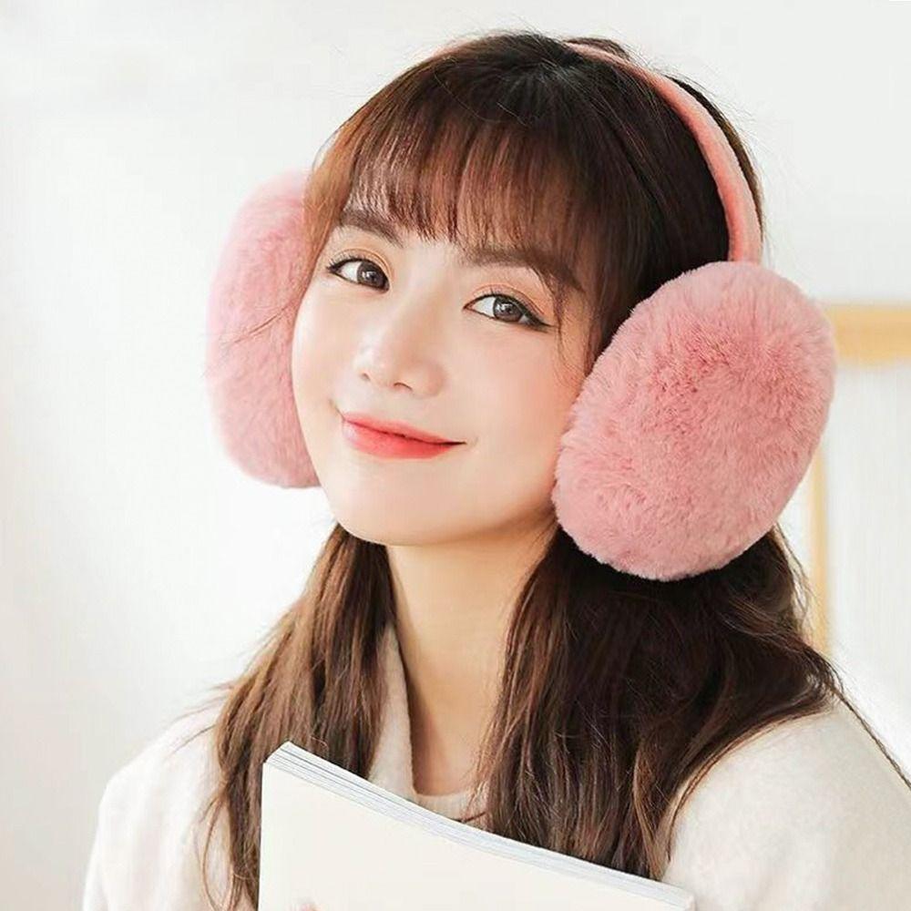 Теплые уши для защиты ушей, плюшевые теплые уши, зимние складные наушники для мужчин и женщин