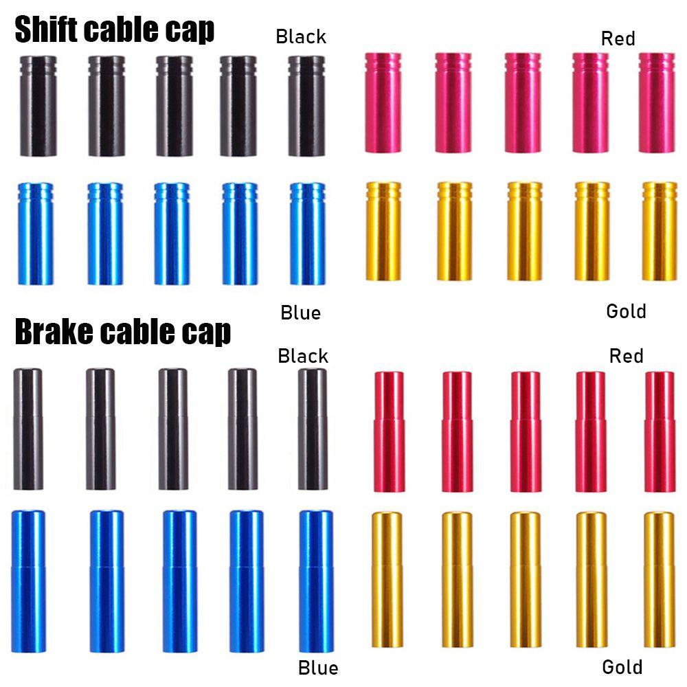 Шоссейный велосипед 4мм 5мм Тросы переключения Аксессуары Наконечники Заглушки Велосипедная накладка на переключатель Колпачок тормозного троса
