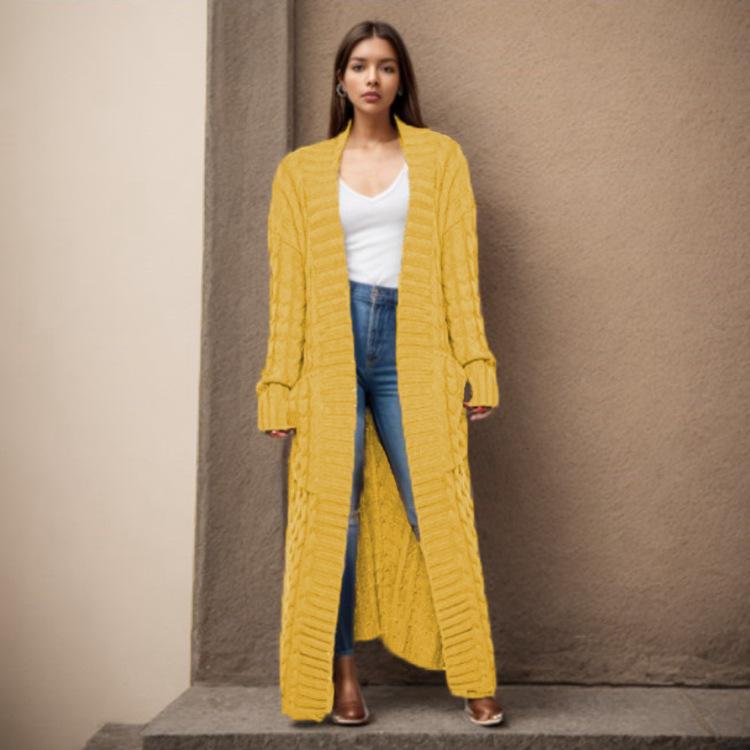 INDFS Женская мода Повседневный Осень Зима Однотонный Принт Длинные Рукава Свитера