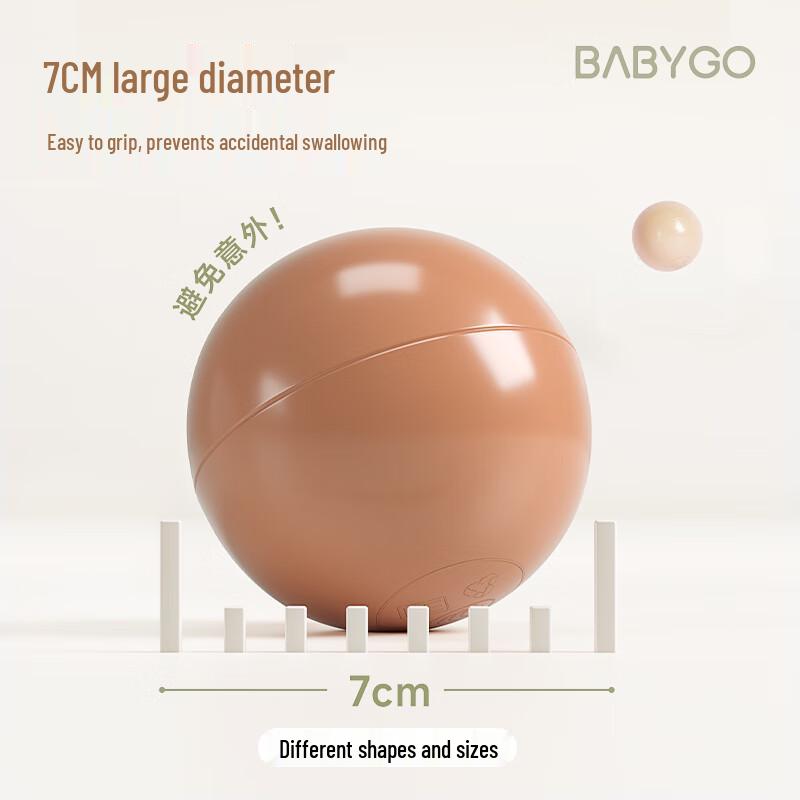 BG-BABYGO Детский набор мягких игровых шариков и складной бассейн