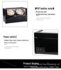 Electric Rotating Wooden Watch Winder Box