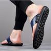 Summer Genuine Leather Slippers Men's Non-slip Flip-flops Fashion Casual Leather Slippers Sandals Men's Shoes
