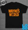 Новая смешная мужская футболка с логотипом Wayne's World, сделано в США, размеры от S до 5XL