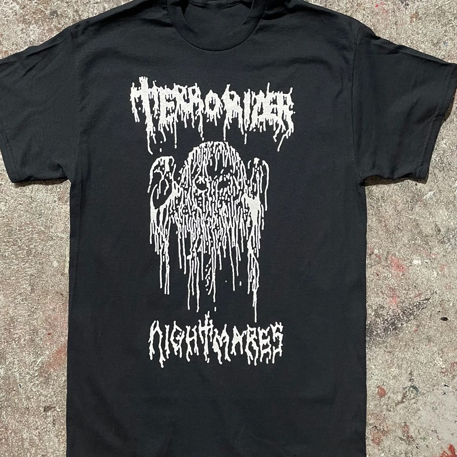Unisex shirt Cotton Oversize Large Size Terrorizer band T-Shirt black Unisex S5Xl 2F354