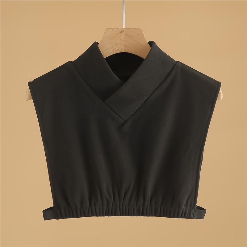 Women Fake Collar Half Shirt Ladies Shirt Fake False Collar For Women Black Woman Detachable Collar Lace Lapel Faux Col Tie