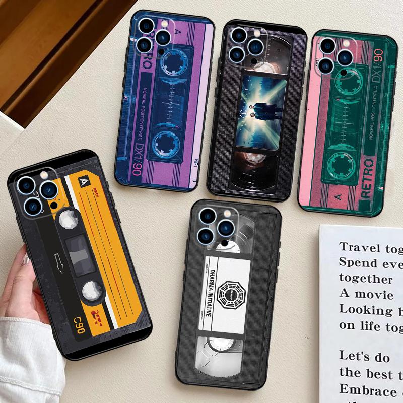 Ретро-кейс для VHS-кассеты для Samsung Galaxy A16 A36 A56 A06 A13 A53 A33 A23 A55 A35 A17 A54 A34 A14 A52 A32 A15