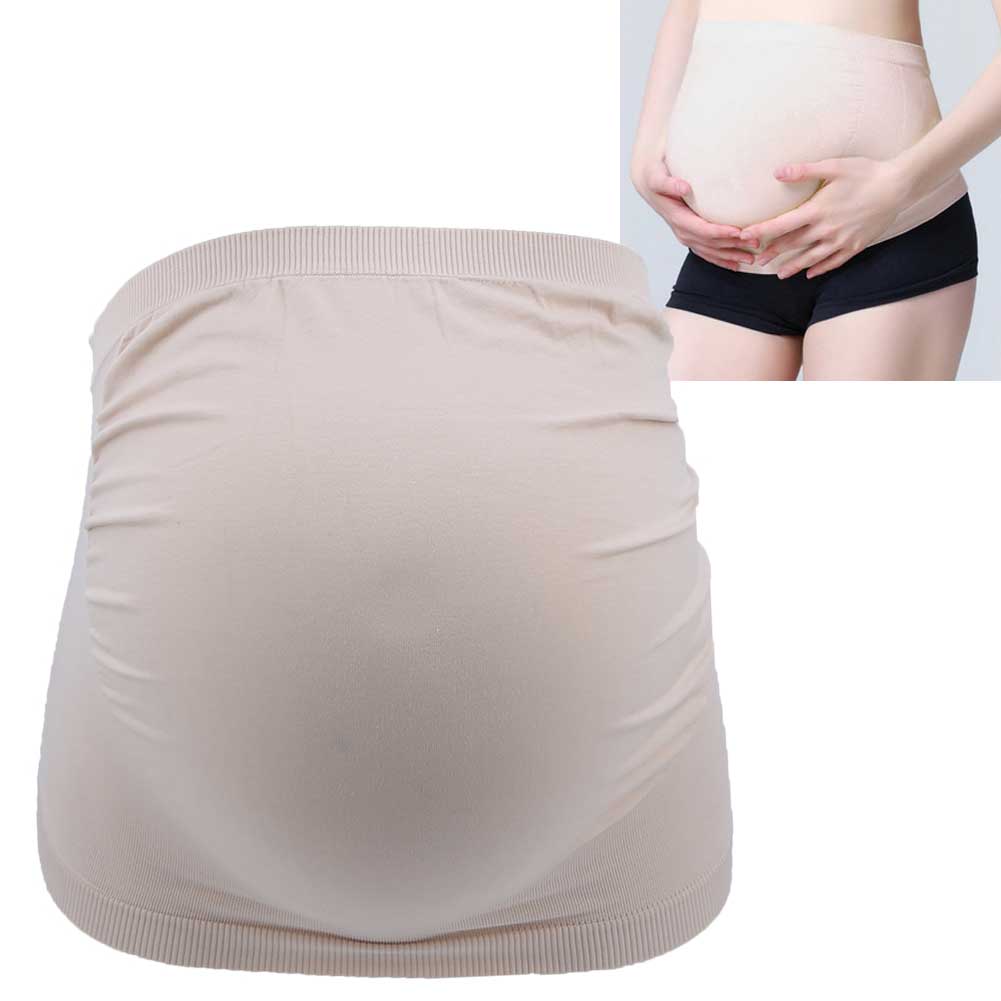 Maternity Belt Breathable Abdominal Pregnancy Support Belt Soft Maternity Belly BraceSkin Color L