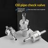One-Way Non-Return Check Valve Aluminium Fuel Water Gas Air Vacuum Petrol Diesel 4 Size Valves 6/8/10/12Mm For Marine Automotive