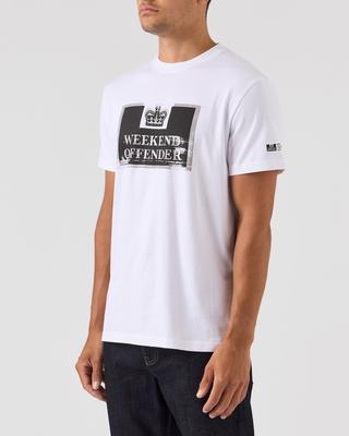 Weekend Offender Bonpensiero Graphic T-Shirt-White Unisex T-Shirt