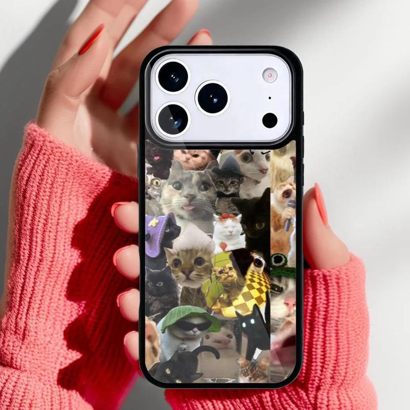 Мемы с плачущим котом и чехол для телефона с собакой для iPhone 17 16 15 14 13 Pro Max Задняя крышка для 12 11 Pro Coque