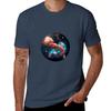 Magical Shrimp In Space Tshirt Basic Plain Tee For Spring And Summer