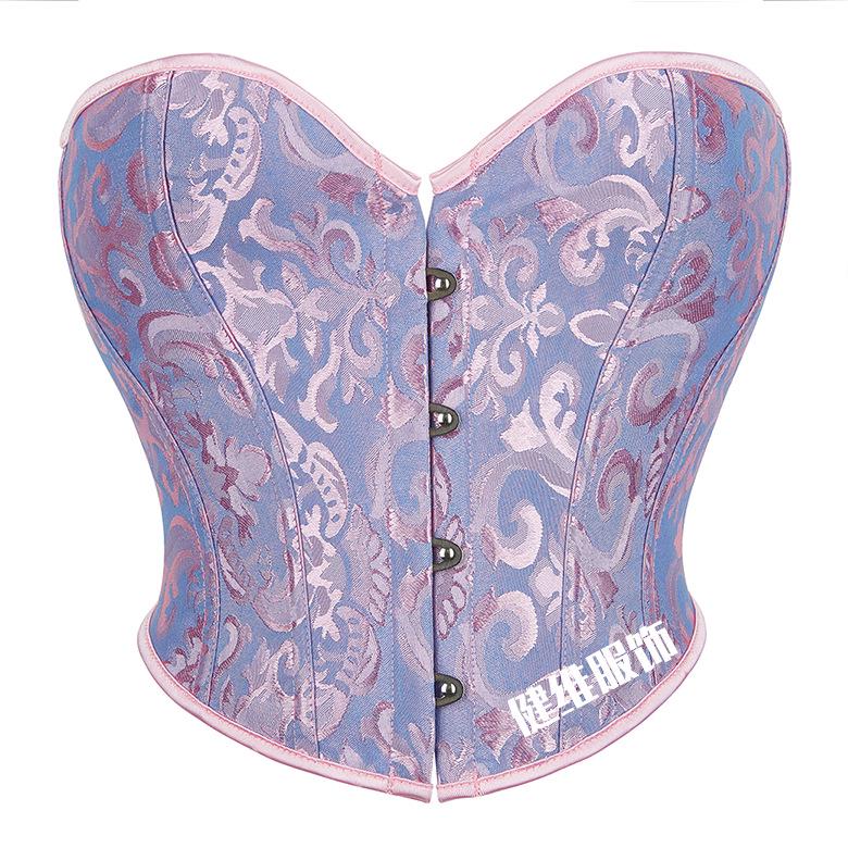 Винтажный корсетный кроп-топ «Рыбий скелет»: Кулиска, Утягивающая талия, Контроль живота, Без спины, Короткий боди-корсет с 4 крючками.