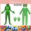 Roblox Rainbow Friends Green Cosplay Costume For Kids And Adults