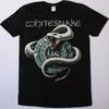 WHITESNAKE БЕЛЫЙ ЗМЕЙ Черный Мужской S-234XL E499 Унисекс Футболка