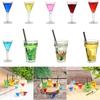 Landscape Cocktail Scene Model Miniature Food Play Shooting Doll House Accessories Mini Fruit Tea