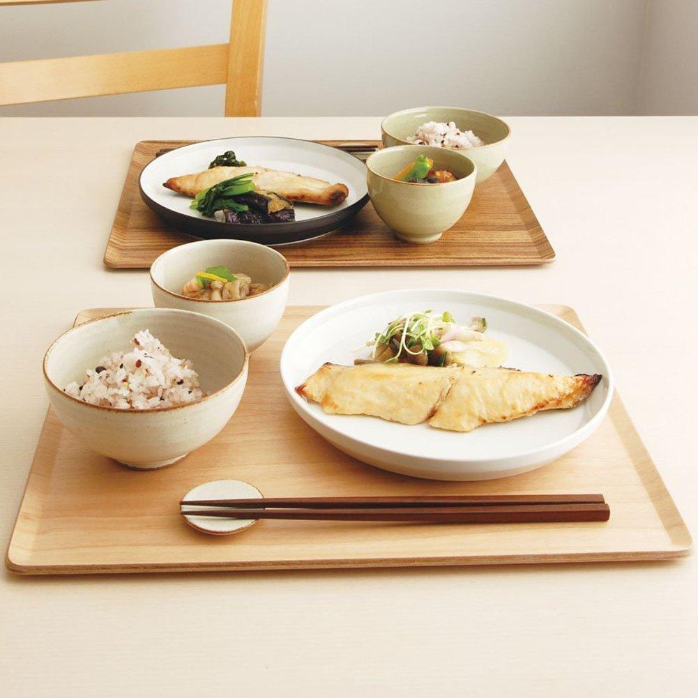 Kinto Placemat 360x280mm Willow Black Wooden 22259
