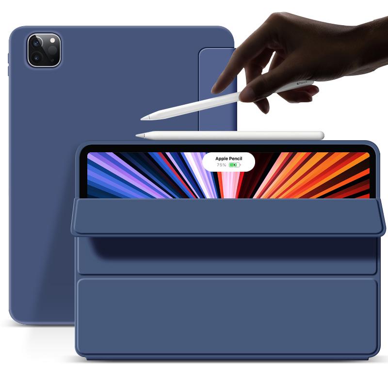 Чехол-книжка со подставкой для iPad Pro 11, мягкая задняя крышка из ТПУ, для iPad 10 10-го поколения, Air 11 5-го 4-го поколения, 10.9, 10.2, 9-го 8-го 7-го поколений, Smart-чехлы