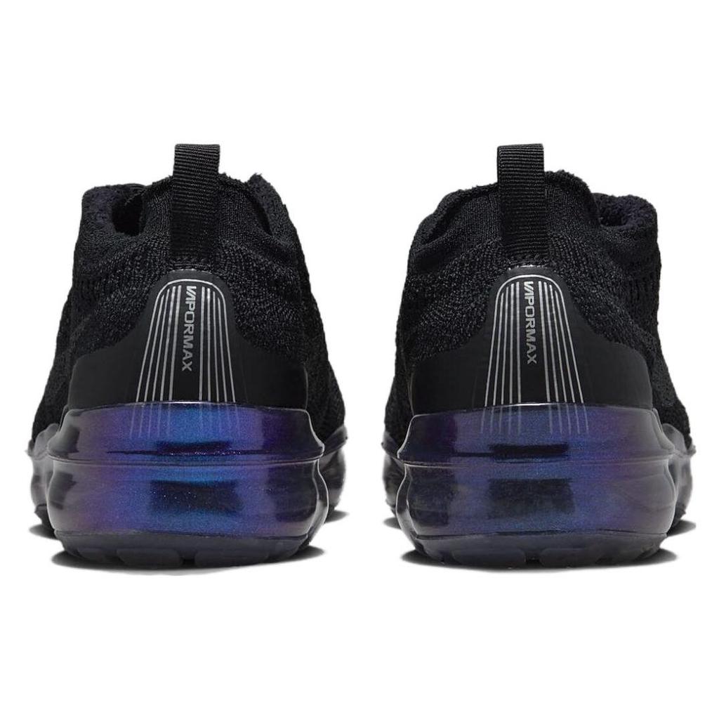 Nike Air VaporMax 2023 Flyknit Черные переливающиеся женские кроссовки Металлик-Серебристый Многоцветный FD3148-001
