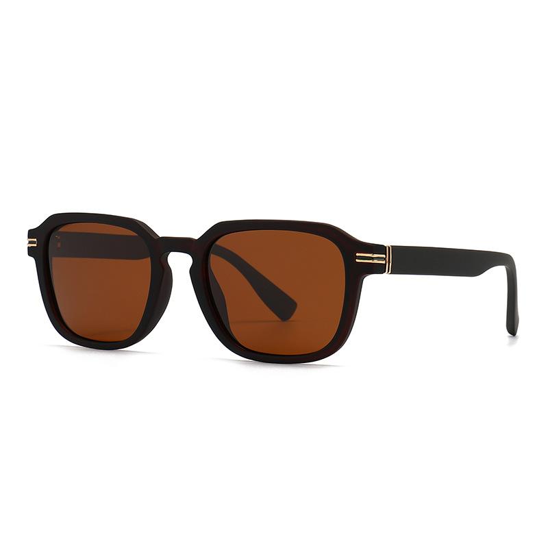 Ins Popular Fashion High Quality Polarized Sunglasses Women Shades UV400 Retro Men Square Trending Rivets Sun Glasses