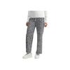 Fila Fleece Houndstooth Straight Leg Woven Casual Pants Women Bottoms Legendary-Blue F11W411802F-NV
