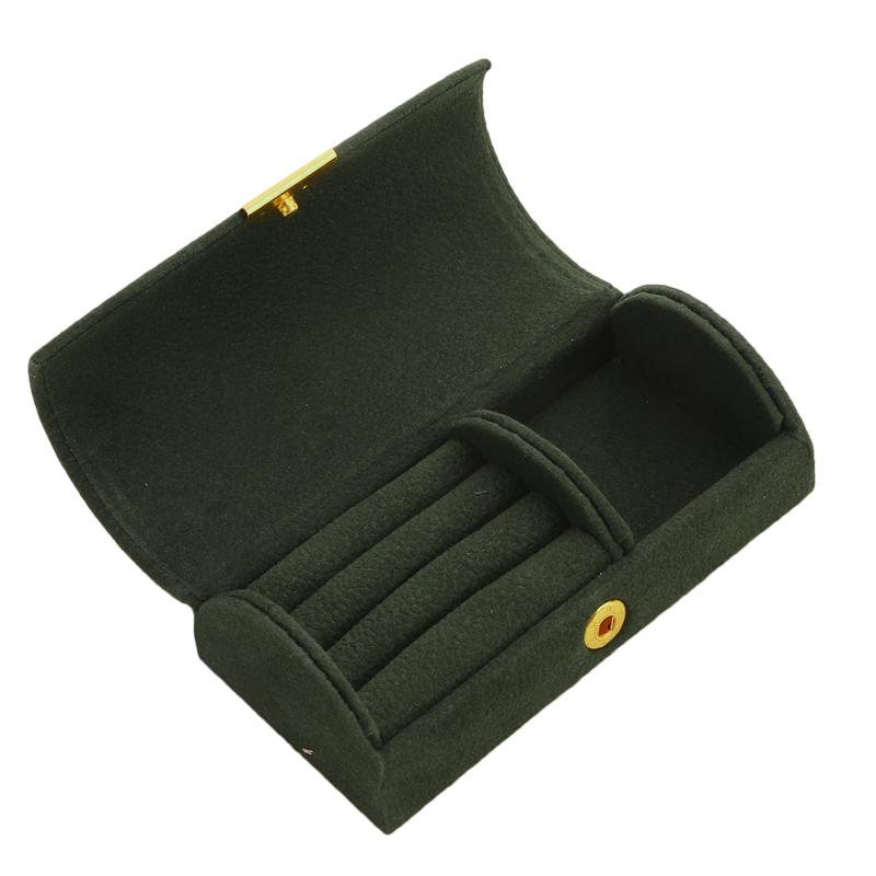 Бархатная коробка для хранения ювелирных изделий, портативная дорожная, органайзер для колец, серег, ожерелий, витрина, коробка для хранения серег и ожерелий