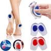 1 пара силиконовых подпяточников гелевых стелек для обуви мужские женские вставка для снятия боли в пятке подушечка для стопы шаблон для увеличения роста стелька для обуви