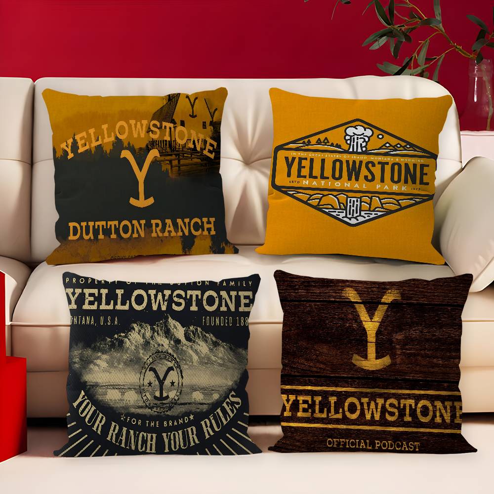 Наволочка для подушки Yellowstone Dutton Ranch Для спальни и гостиной Декоративная наволочка для дивана