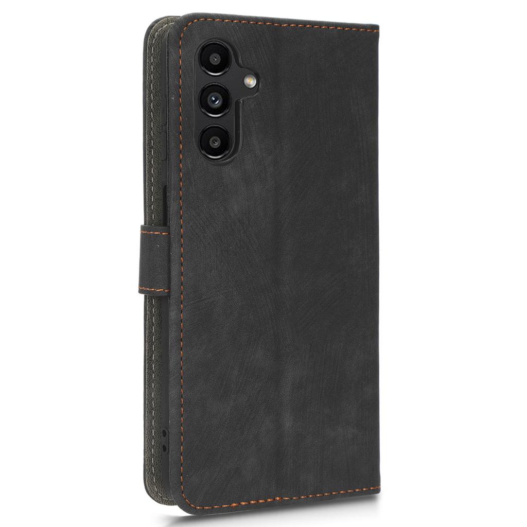 Для Samsung Galaxy A13 5G/A04s 4G (164,7 х 76,7 х 9,1 мм) Кожаный чехол-кошелек с защитой от RFID-сканирования и противокражной защитой, подставка, откидная крышка